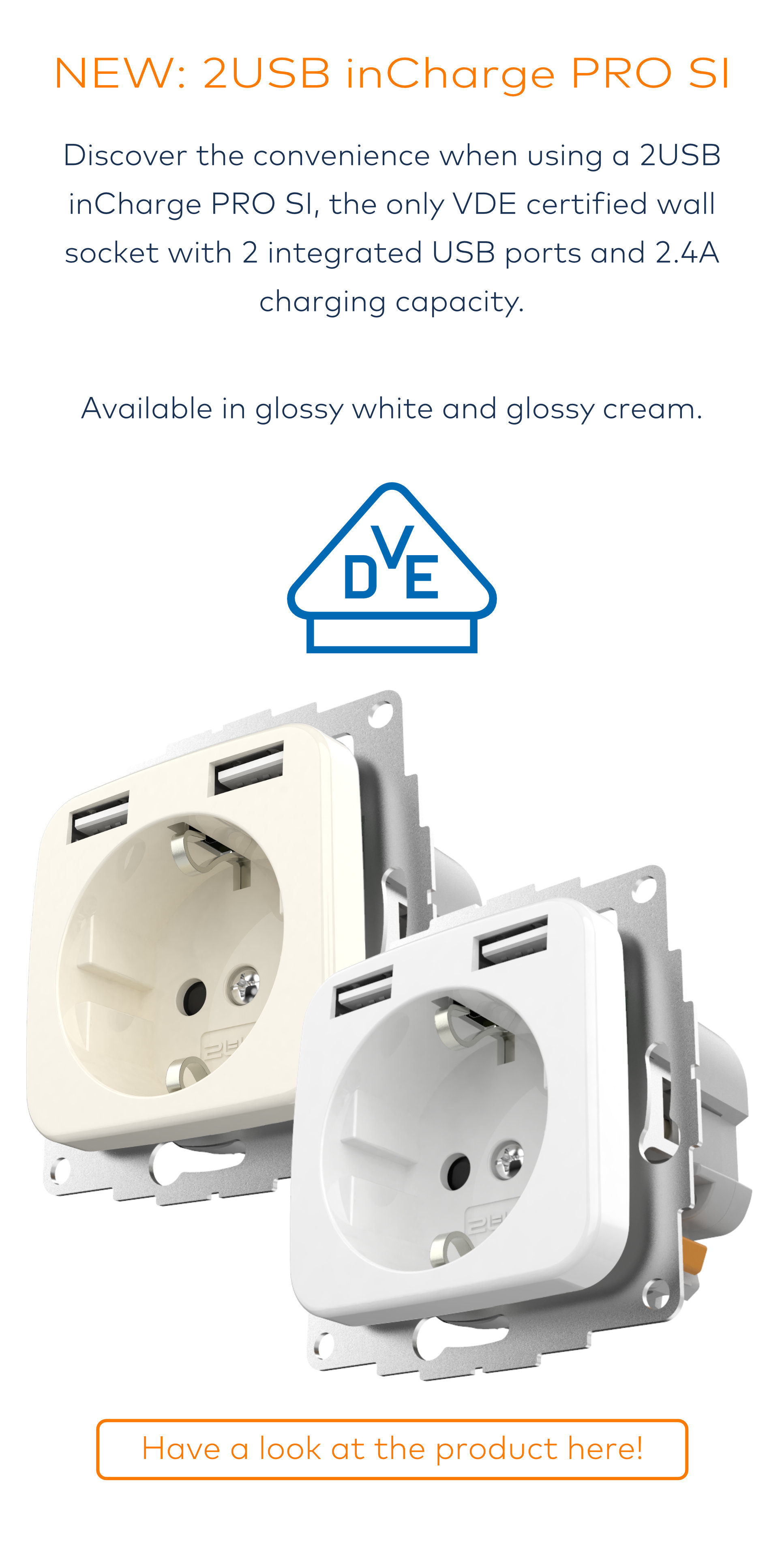 Easy charging with the USB Wall Socket Outlets from 2USB.EU Easy charging with the USB Wall Socket Outlets from 2USB.EU
